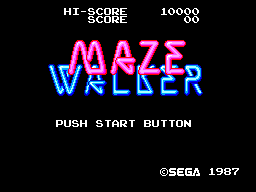 Maze Walker (Japan) Title Screen